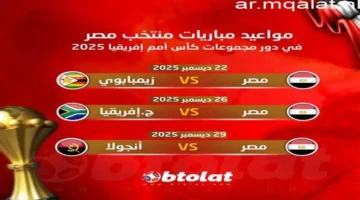 3 مباريات ودية.. جدول استعدادات منتخب مصر لمونديال أمريكا وكندا والمكسيك